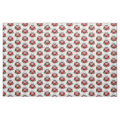 Tissu Rose des crânes (Fat Quarter)