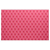 Tissu rose d'impression florale de ketmie (Yard)