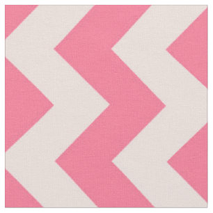 Tissu rose et blanc de rayure de Chevron