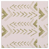 Tissu Rose et flèches d'or (Fermer)