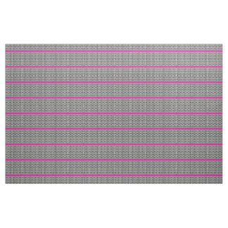 Tissu Rose et noir