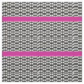 Tissu Rose et noir (Échantillon)