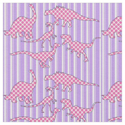 Tissu rose et pourpre de dinosaure (Fermer)