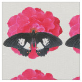Tissu Rose et Swallowtail (Détail)