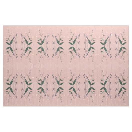 TISSU ROSE FLEURS (Fat Quarter)