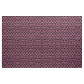 Tissu rose-foncé et noir d'impression de damassé (Yard)
