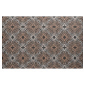 Tissu Rose Gold Black Mandala Motif (Fat Quarter)