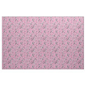 Tissu rose gris et noir abstrait (Fat Quarter)