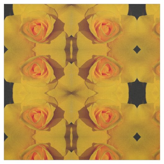 Tissu Rose jaune (Échantillon)