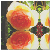 Tissu Rose jaune corail (Fermer)