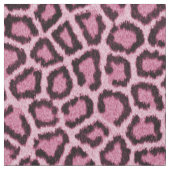 Tissu rose Motif de fourrure léopard (Fermer)