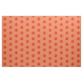 Tissu Rose orange rouge (Yard)