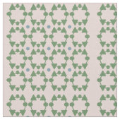 Tissu Rose pâle du milieu du siècle, vert sauge (Fermer)