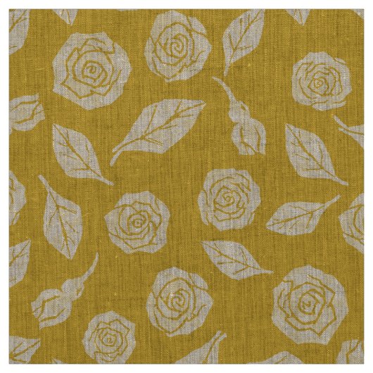 Tissu Rose Pandora - Cendrillon Or (Échantillon)