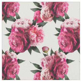 Tissu rose Peony