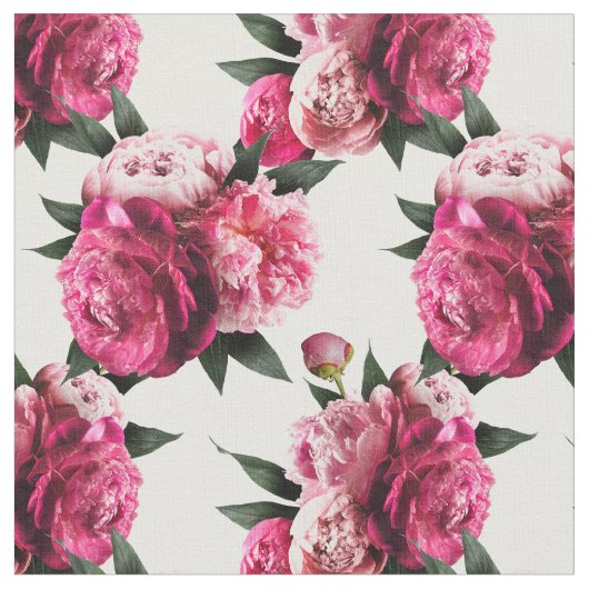 Tissu rose Peony (Fermer)