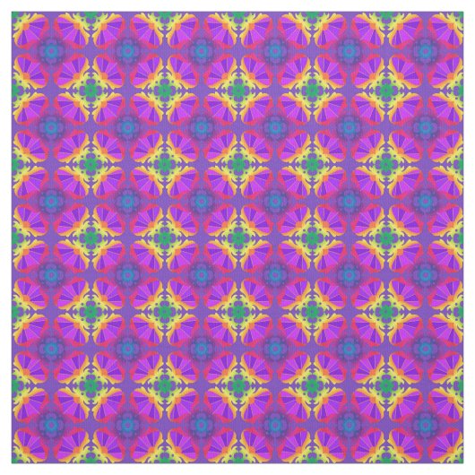 Tissu Rose, pourpre et jolie ! | Style Boho (Échantillon)