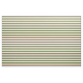 Tissu Rose profond, bronzé, vert, vert foncé et blanc (Fat Quarter)