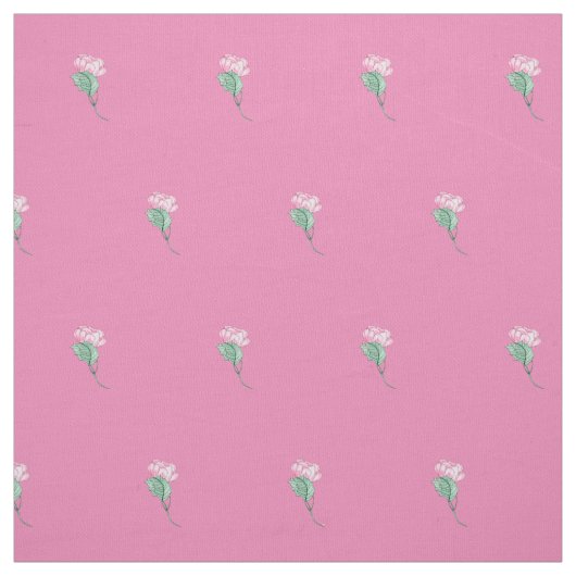 Tissu Rose rose (Échantillon)