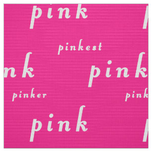 Tissu Rose Rose le plus rose