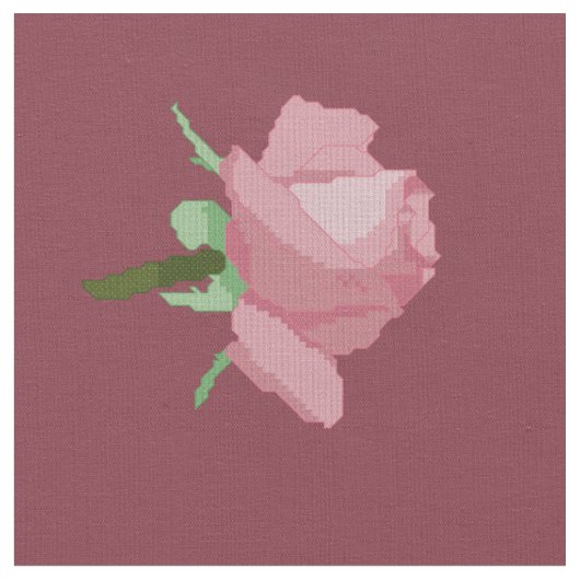 Tissu Rose rose rose (Fermer)