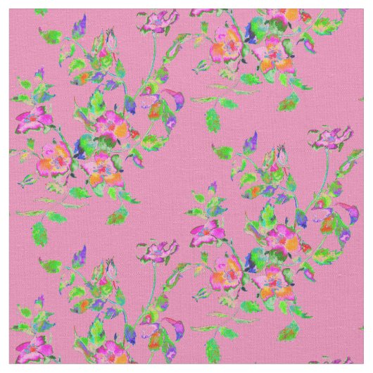 Tissu Rose rose vintage (Fermer)