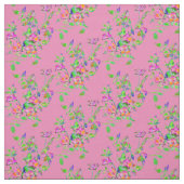 Tissu Rose rose vintage (Échantillon)