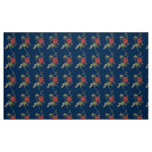Tissu Rose rouge vintage (Fat Quarter)