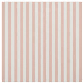 Tissu Rose Saumon & Rayures d'Ivoire (Échantillon)