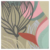 Tissu Rose sauvage Abstrait (Fermer)