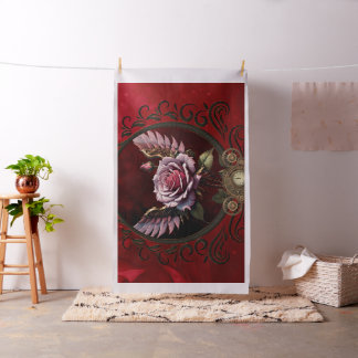 Tissu Rose Steampunk