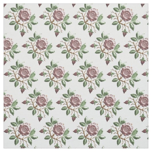 Tissu Rose Tudor (Échantillon)