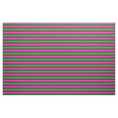 Tissu Rose vif, Ile vert maille, rayures (Yard)