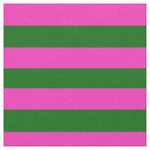 Tissu Rose vif, Ile vert maille, rayures (Fermer)
