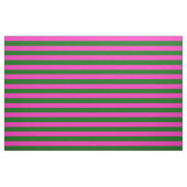 Tissu Rose vif, Ile vert maille, rayures (Fat Quarter)