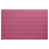 Tissu rose vif, maille d'or foncé, rayures (Fat Quarter)
