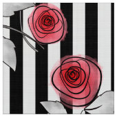 Tissu Roses aquarelle (Fermer)