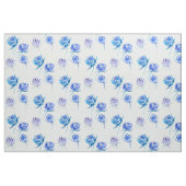 Tissu Roses bleus lumineux (Yard)