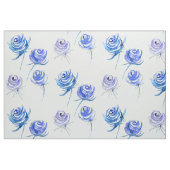 Tissu Roses bleus lumineux (Fat Quarter)
