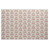 Tissu Roses de chats abyssiniques (Fat Quarter)
