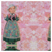 Tissu Roses et Poupées (Fermer)