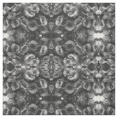 Tissu Roses gris, photo florale grise (Échantillon)