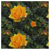 Tissu Roses jaunes (Fermer)