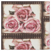 Tissu Roses roses vintages (Fermer)