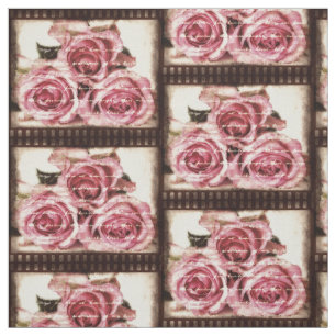 Tissu Roses roses vintages