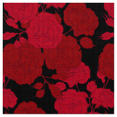 Tissu roses rouges, (Fermer)
