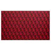 Tissu roses rouges, (Yard)