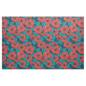Tissu Roses rouges (Yard)