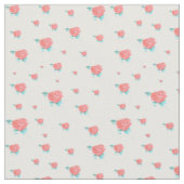 Tissu Roses Rouges (Fermer)
