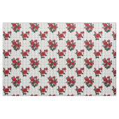Tissu Roses rouges. (Fat Quarter)
